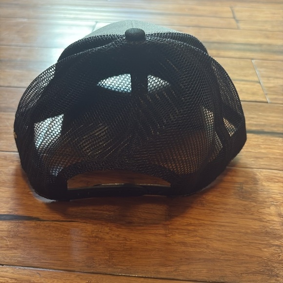 Winchester Snapback Hat Cap Black Gray Mesh - Picture 6 of 11